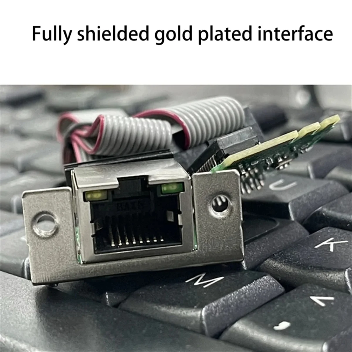 M.2 A Key and E Key Adapter Card to Single RJ45 Port 10/100/1000Mbps Ethernet Networks Card for Desktop Computer