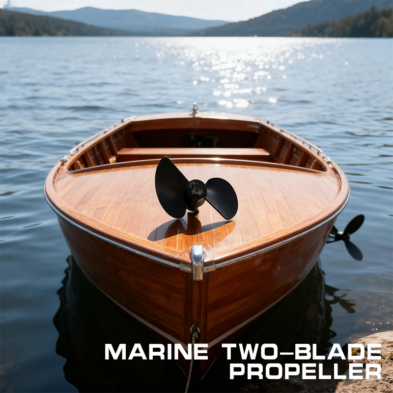 RC Boat Model Two-Blades Propeller CW Nylon Paddle P40 Shaft Diameter Options 27-47MM for Remote Control Boats