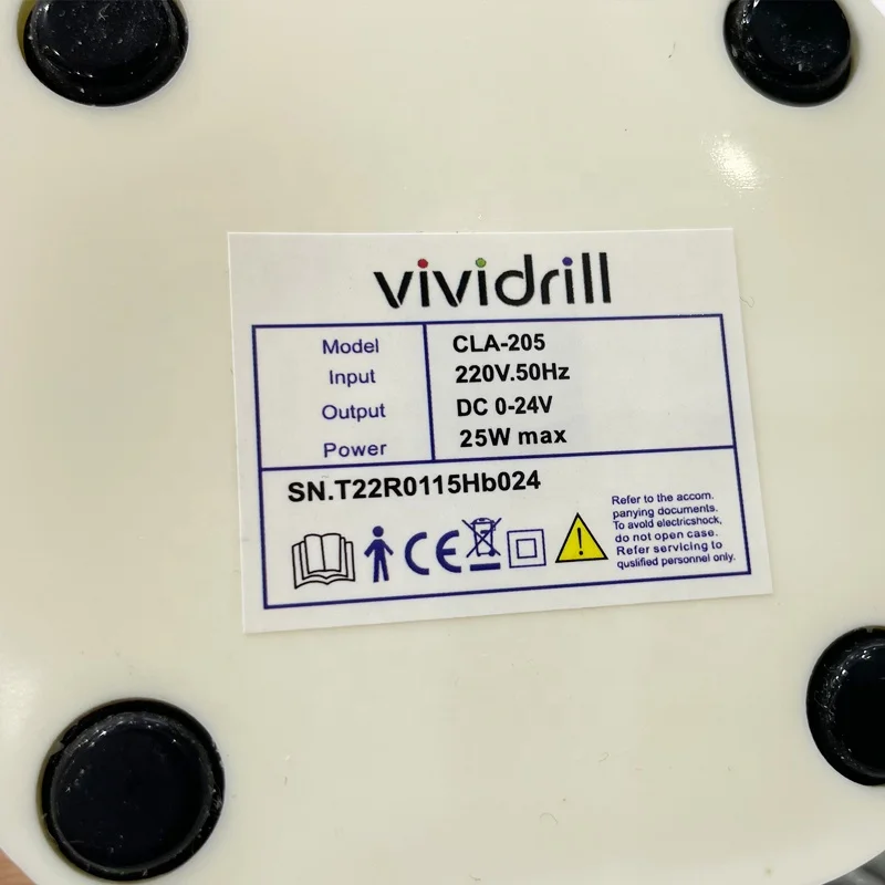 Vividrill CLA 205 manicura eléctrica sin escobillas taladro de uñas pantalla de velocidad 35000 Rpm Micromotor pieza de mano