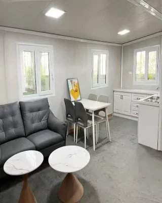 20 Fuß/40 Fuß erweiterbares Containerhaus, faltbar, modular, für Zuhause, mobil, 2, 3, 4, Schlafzimmer, flache Packung, faltbares Haus für Notfallunterstand