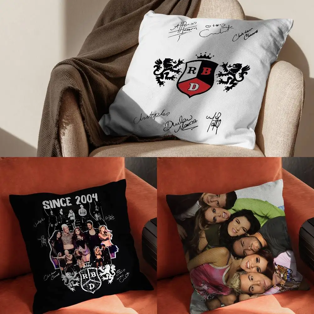 

R-RBD Music Band Pillow Case Pillowcase For Car Pillows 60x60 Cushions Luxury Double Sided Cover Home And Decoration Sofa 30x3