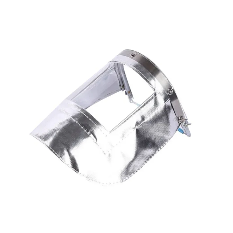 Aluminum foil Proximity Helmet for Firemen and High-Temperature Worker Radiation Protection High Temperature Helmet Use