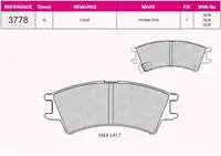 

93778 brake pad front atasi front ATOS 98