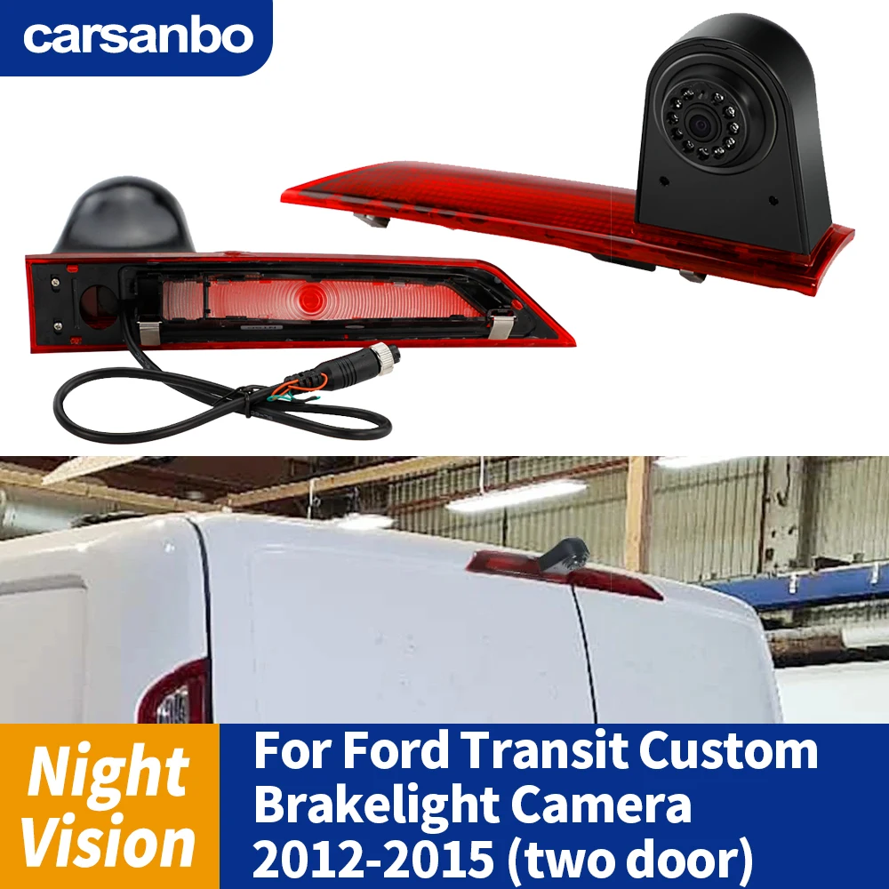 

Van Brake Light Rearview Camera HD Reverse Camera with Reference Line on Off Function For Ford Transit Custom 12-15 Car Cam