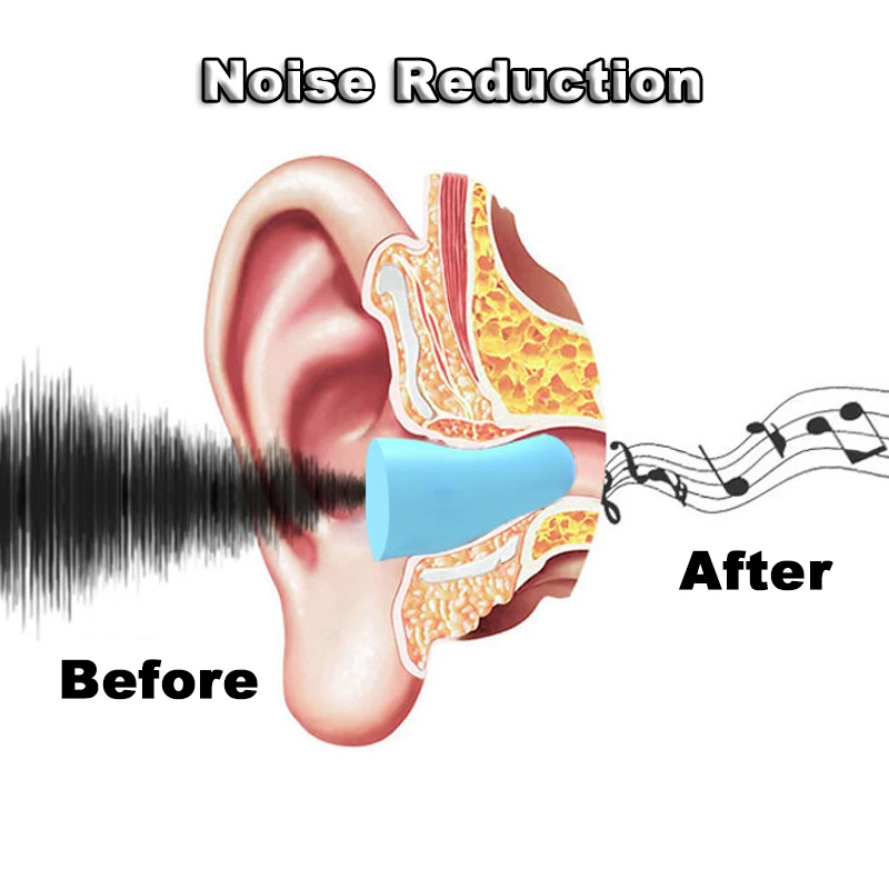 Zatyczki do uszu z gąbką o powolnym powracaniu do spania Zatyczki do uszu z redukcją szumów Miękkie, lekkie zatyczki do uszu Małe zatyczki do uszu dla kobiet