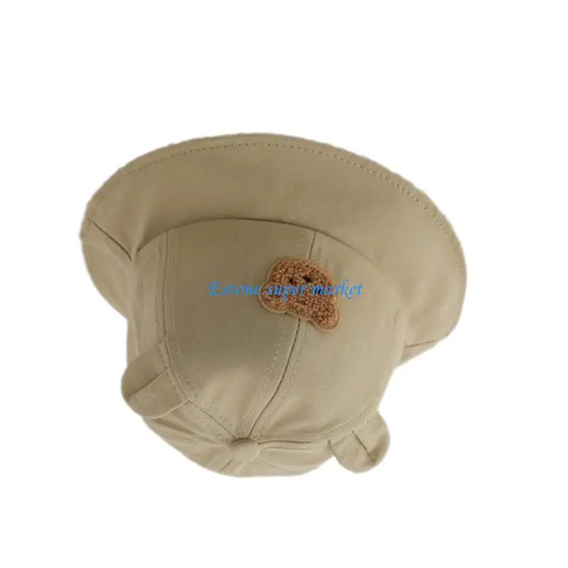 090B Comfortable Baby Bucket Hat Breathable Hat Fashionable Newborns Hat Versatile Baby Hat Gift Perfect for Spring & Summer