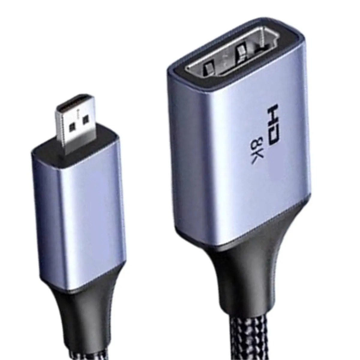 *X07A Адаптер, совместимый с Micro-to HDMI, 8K, 60 Гц, 3D для GoPro Hero 7, Raspberry Pi 4, Sony, Nikon, HDMI-совместимый кабель *X07A Адаптер, совместимый с Micro-to HDMI, 8K, 60 Гц, 3D для GoPro Hero 7, Raspberry Pi 4, Sony, Nikon, HDMI-совместимый кабель