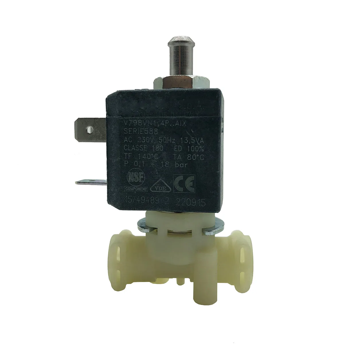 Coffee Machine Parts Normally Open Steam Valve Water Valve AC230V V798VN1 SERIE588 0.1-18BAR Solenoid Valve