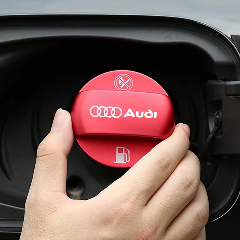 Car Fuel Tank Cap Alloy Refuel Box Decoration Cover For Audi Quattro A3 A4 A5 A1 A2 A6 A7 A8 Q1 Q2 Q3 Q4 Q5 Q6 Q7 Q8 TT S1 S5 B8