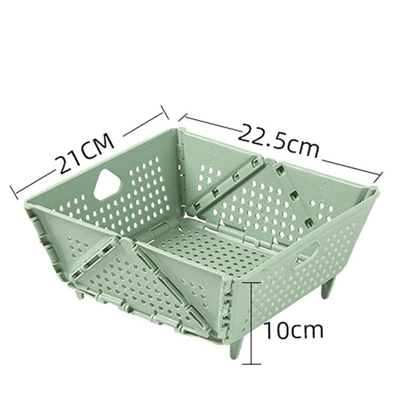 Passoire Pliable en Plastique, mir de Vidange avec Pieds Dominants, Passoire Alimentaire de Cuisine, Gain de Place