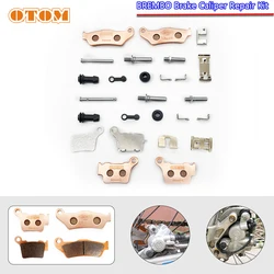 For BREMBO Brake Caliper Repair Kit Front Rear Brake Pads Spring Sheet Shaft Pin Rubber Sleeve Motorcycle Accessories KTM FC TE