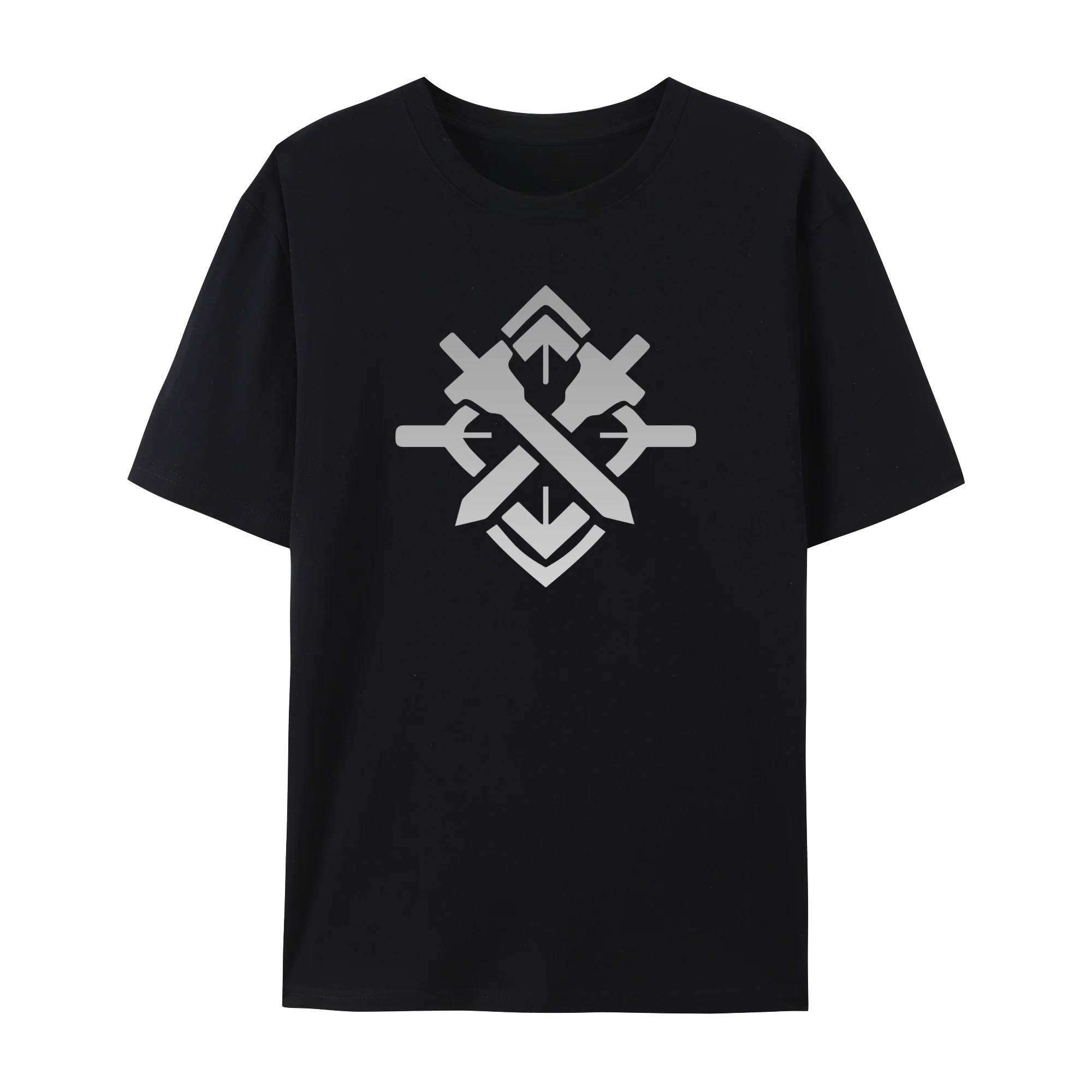 

Хлопковая футболка унисекс с короткими рукавами и круглым вырезом Honkai Star Rail Type с символом графикой