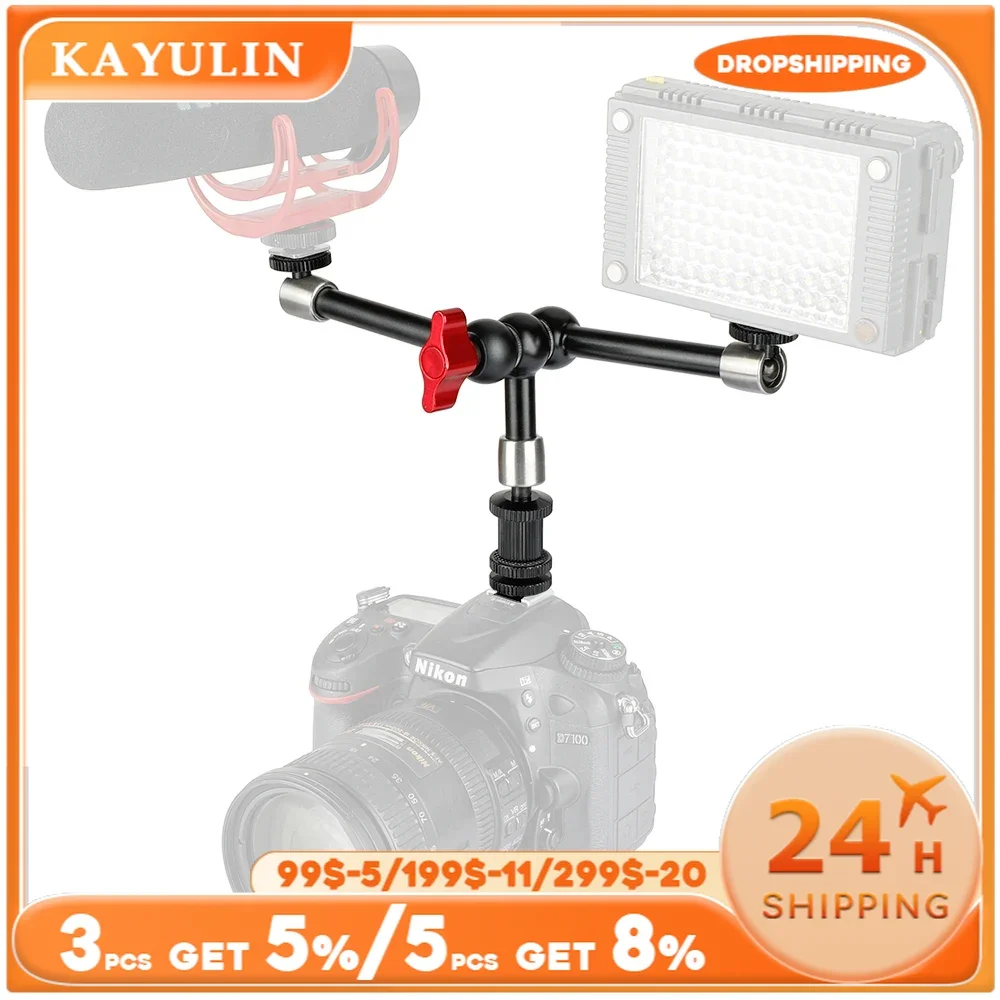 KAYULIN Adjustable Articulating Friction Magic Arm 11 Inch 1/4