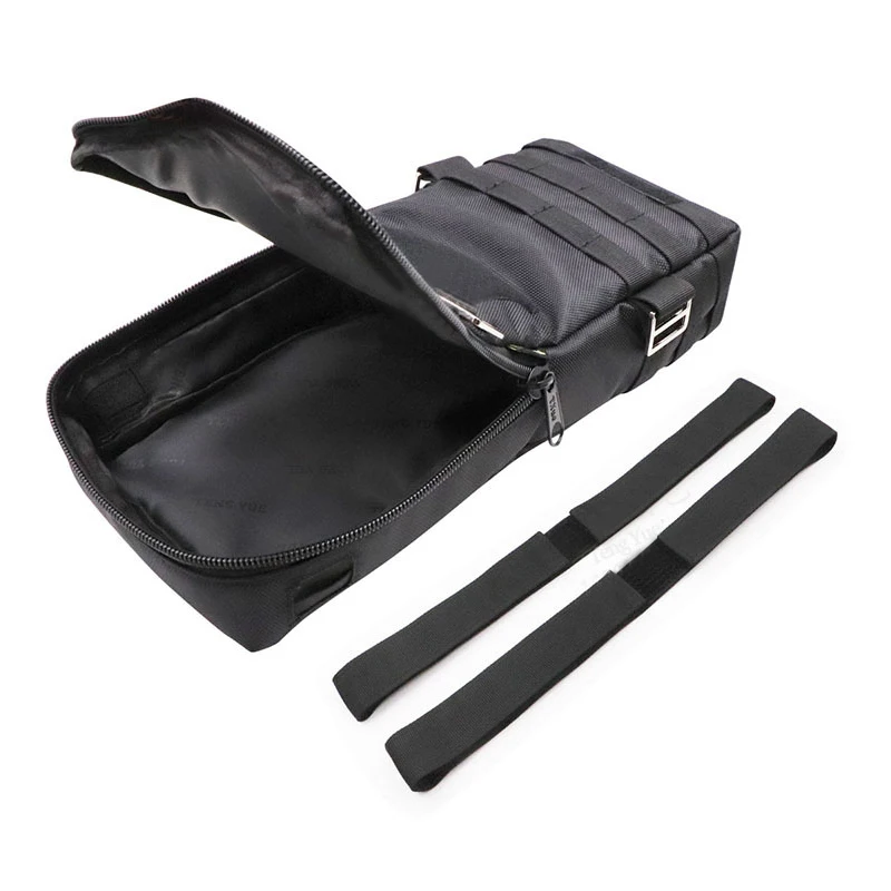 Scooter Handlebar Bag,Oxford Cloth Waterproof Shockproof Front Bag Repair Tools Lithium Battery Used on Bicycle Electric Scooter