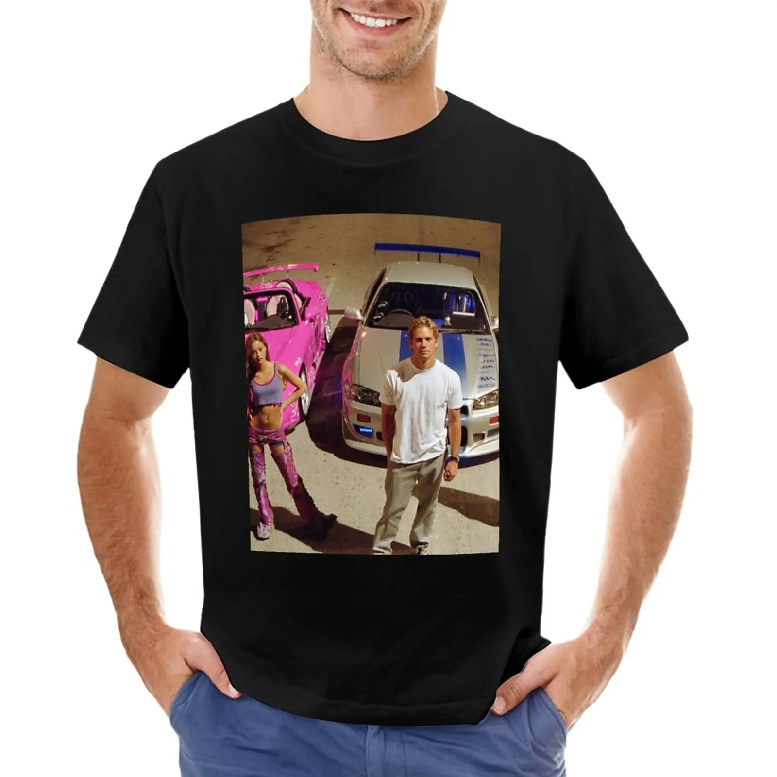 

Brian and Suki- 2 Fast 2 Furious T-Shirt Short sleeve tee sweat shirts Men's t shirts