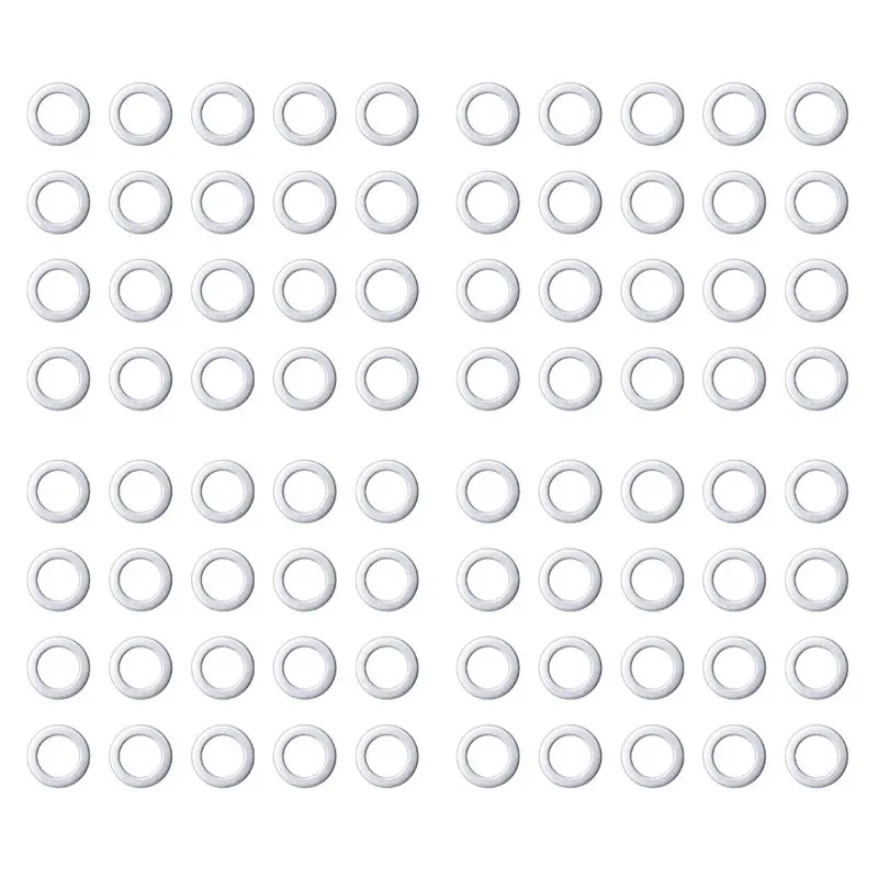 

M93K-80Pcs Oil Drain Plug Washer Gaskets For Honda/Acura 94109-14000