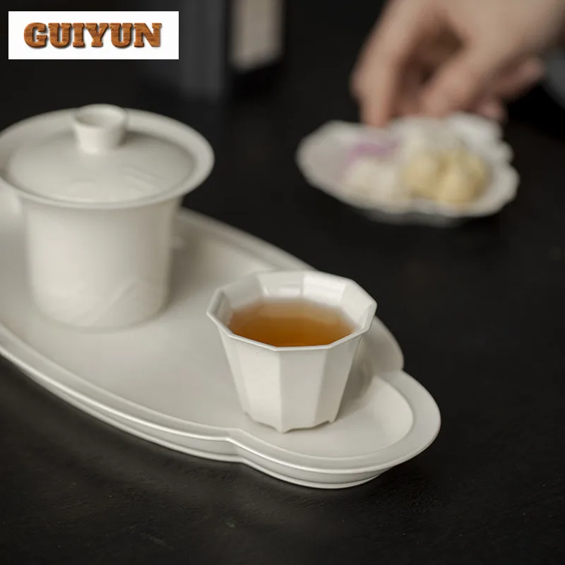 2pc/lot Grass Ash Foot Teacup Aesthetic Tea Bowl Sample Tea Cup Fragrance Cup Chazhan Master Cups Household Cha Ornaments Craft