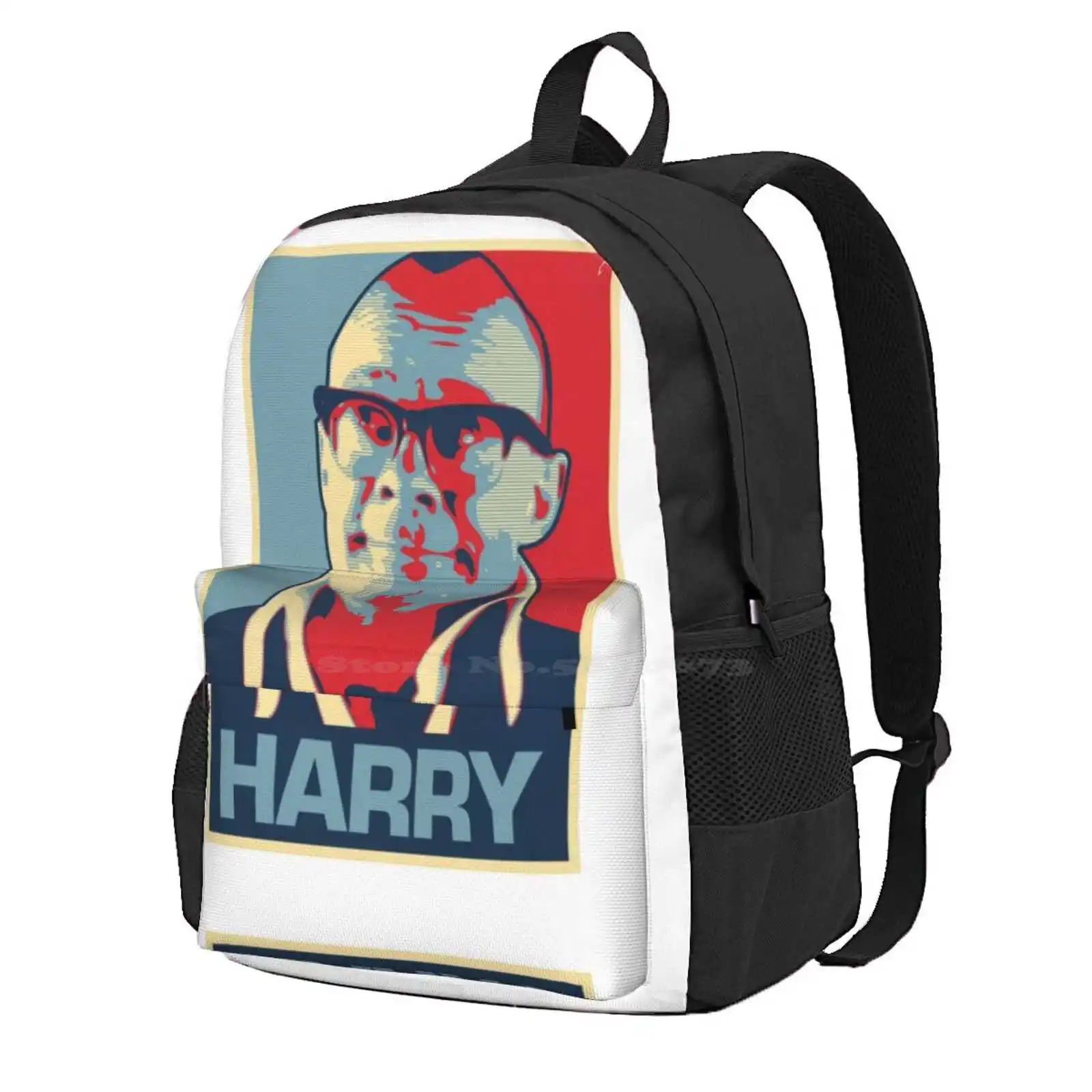 Harry Hot Sale Schoolbag Backpack Fashion Bags Hope Fathersday Mothersday Birthday Comedy Jokes Comedian British Funny Harry