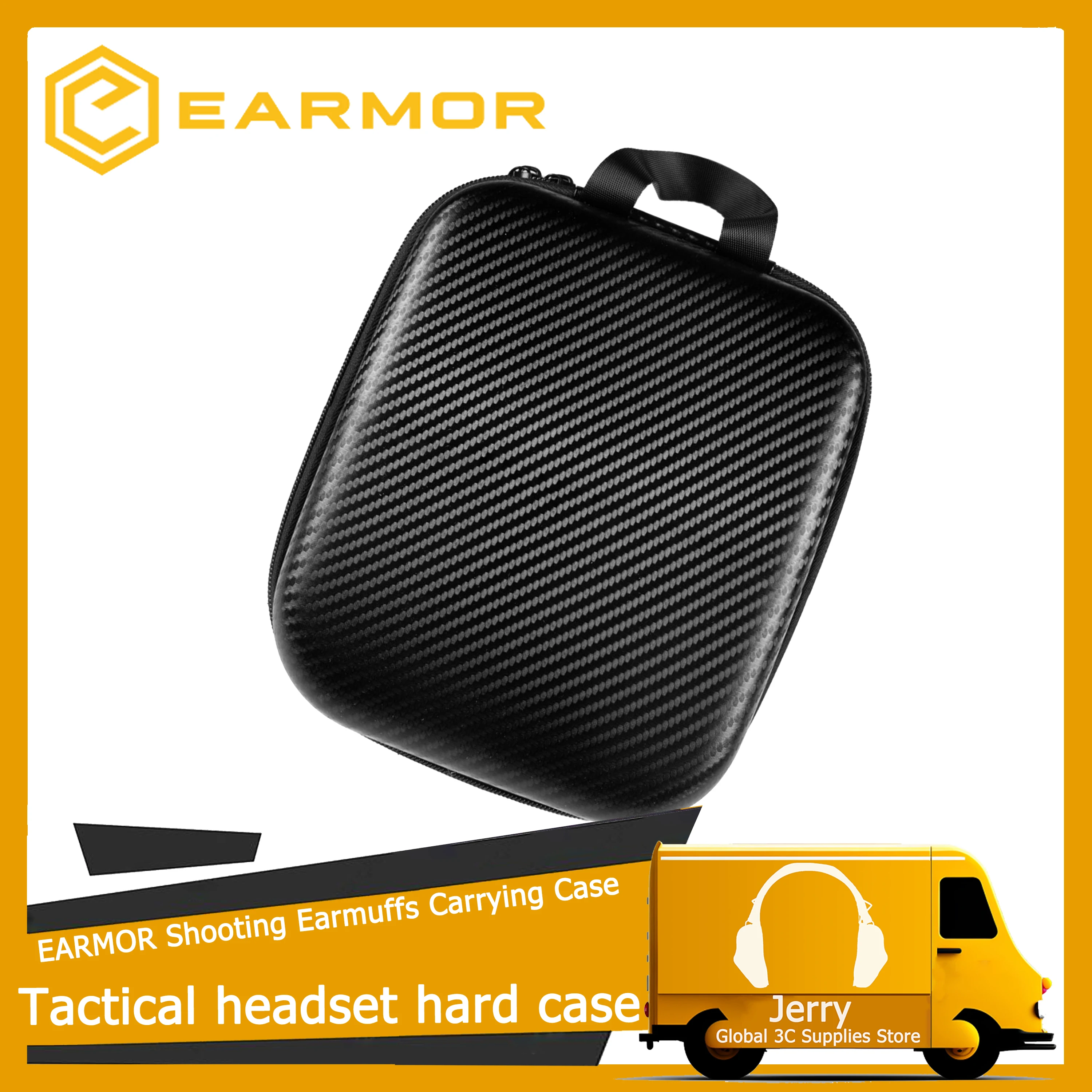 

EARMOR tactical headset hard storage case/light headset case/Shooting noise reduction protection hearing earmuff bag for M31/M32