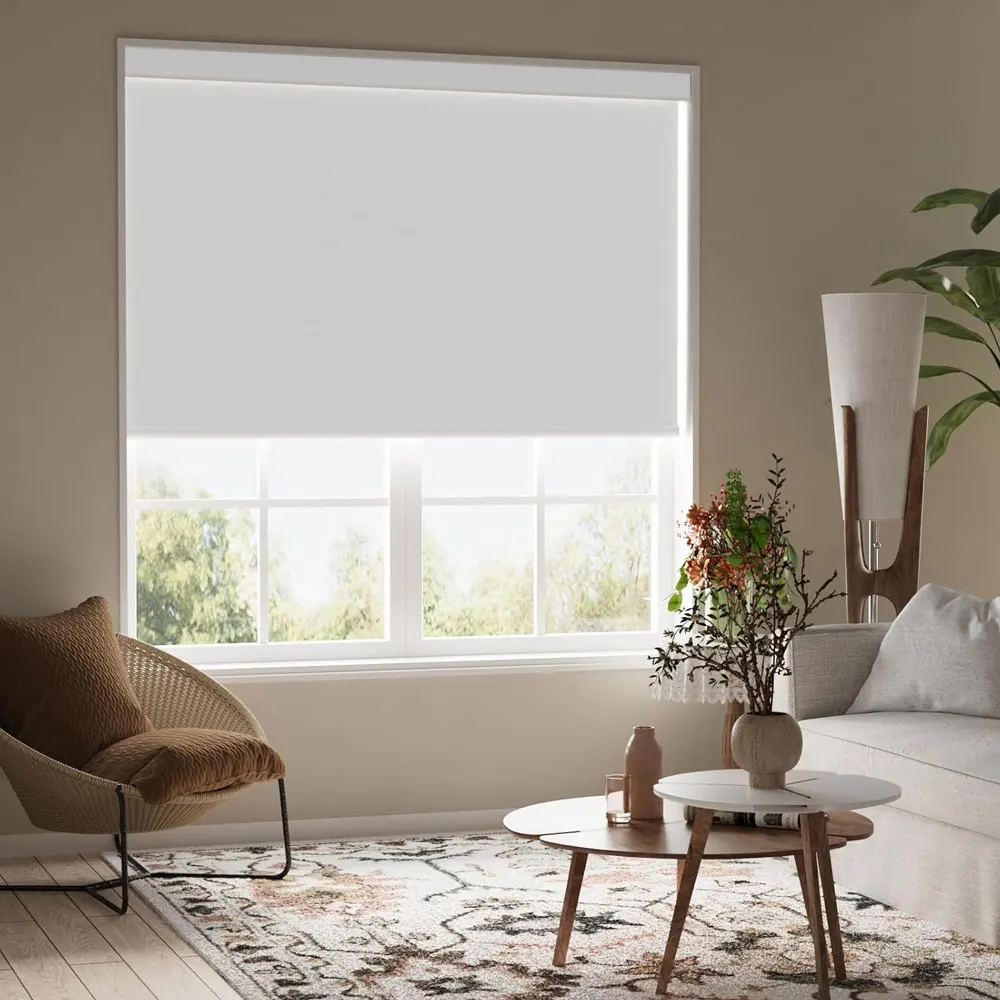 

Электрические рулонные шторы из алюминия с затемнением 38 мм, умные рулонные шторы для дома, офиса, спальни