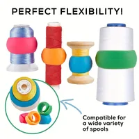 Silicone Bobbin Small Spool Silicone Bobbin Clip Line Head Off Spool Fixed Clip Sewing Tool