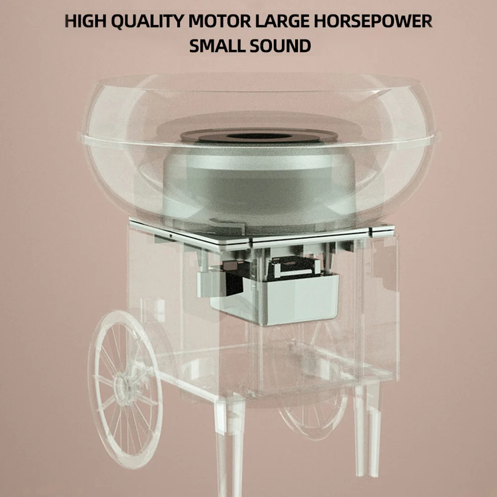 Полностью автоматическая мини-машина для производства сахарной ваты своими руками, портативная машина для производства сахарной ваты