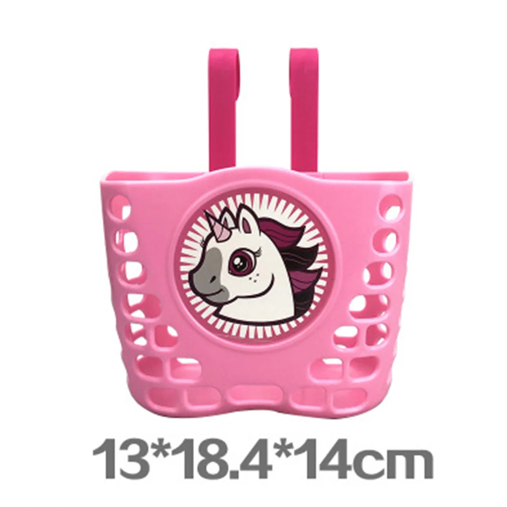 سلة دراجة أطفال محمولة سلة سكوتر معلقة بار نمط القرش المقود تخزين إضافي يناسب معظم ملحقات الدراجات هدية #3