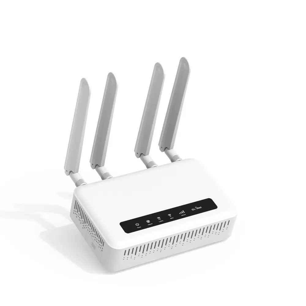 GL-X2000 (Spitz Plus) Mobilfunk-Gateway 4G LTE Router für Zuhause, Unternehmen, Wohnmobile, Roadtrips, CAT 12, WiFi 6 Router