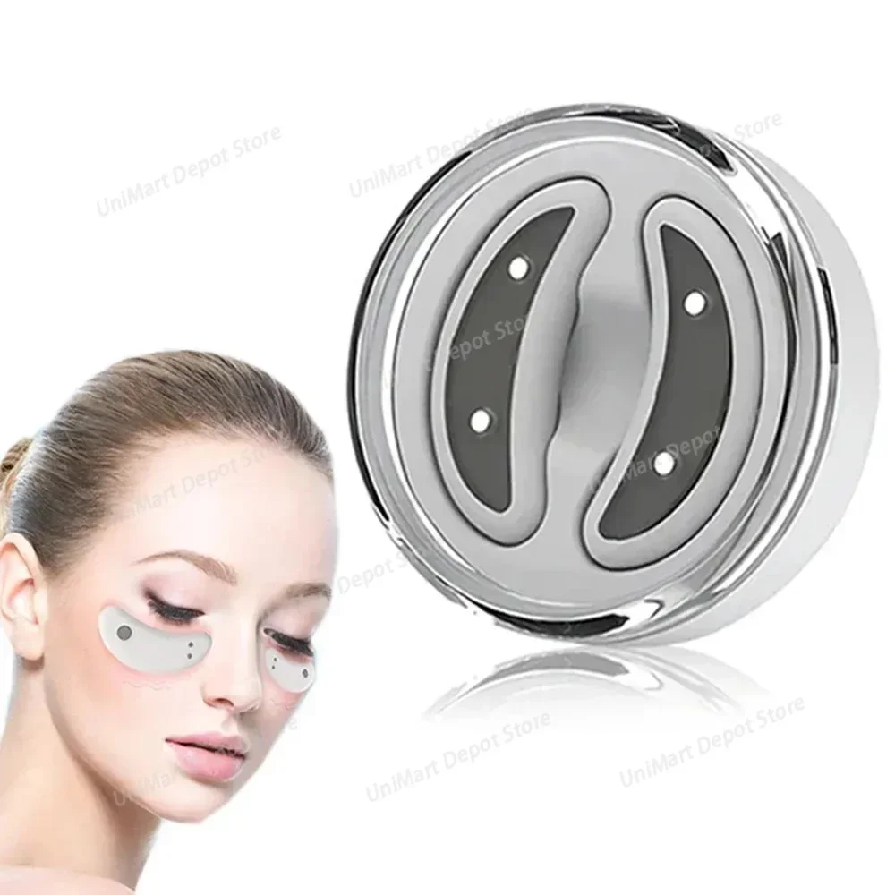 Microcurrent Hot Compress Eye Beauty Device, Eye Massage Beauty Instrument for Import, Dark Circle & Eye Wrinkle Care