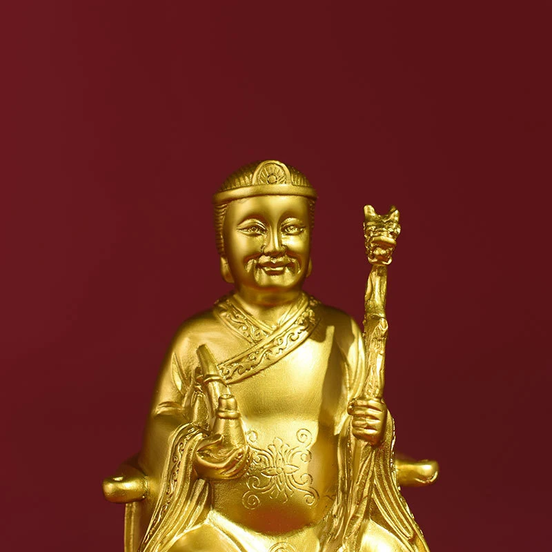 All-Copper Statue, Northeast Mother, Black Old Lady Home Entrance Decoration, Handicraft