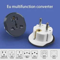 3/5/7/20 PCS Universal Travel Adapter All-in-one Travel Charger with Type C Wall Charger 16A 250V for US EU UK AUS Travel