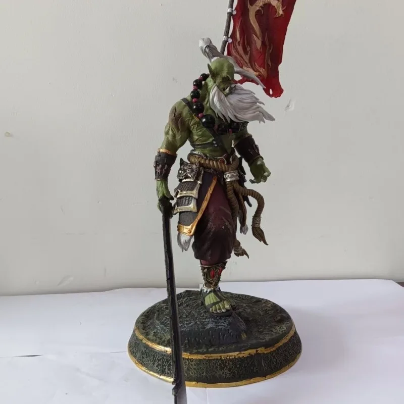 Nouveau 40cm World Of Warcraft jeux d'anime entourant les Statues Breaking Dawn Hero épée Saint Samuro fait à la main décoration de Table cadeau