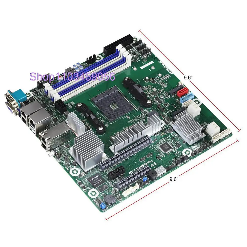 For ASRock Server Motherboard AM4 DDR4 M-ATX X570D4U-2L2T