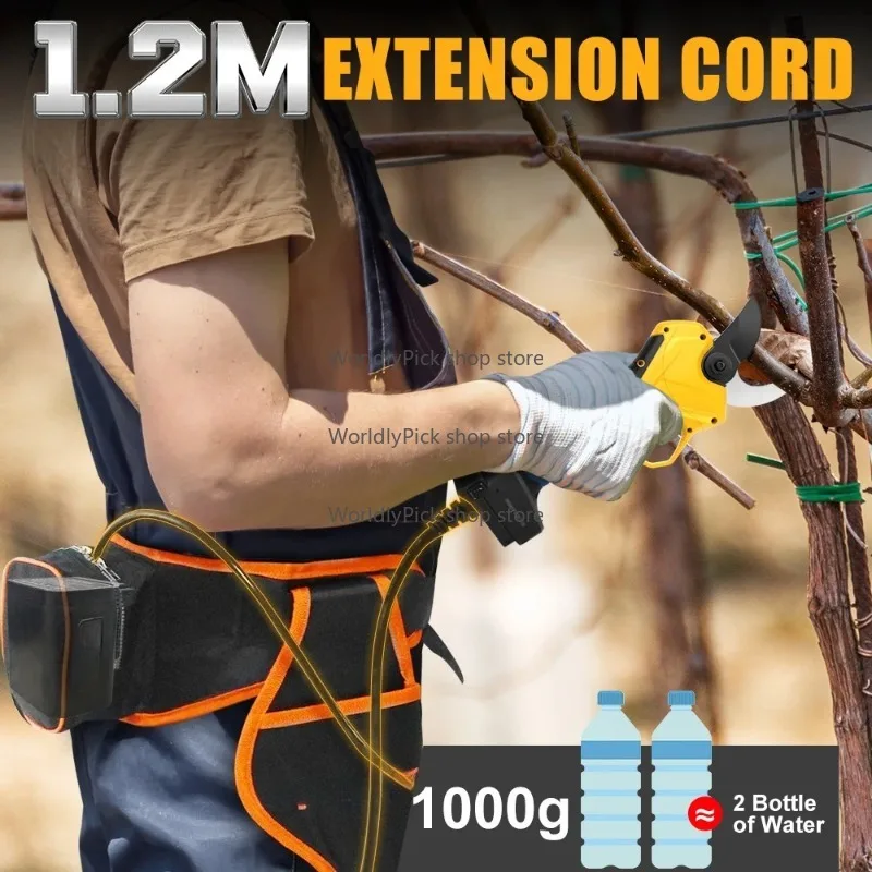 Electric Pruning Shears25.2V Lithium Branches Scissors 45mmHigh Branch Hedge Trimmer Fruittree Electric Pruning Shear
