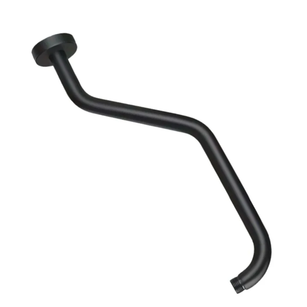Irregular Shower Pipe 39*2*11cm Angled Shower Arm Solid Stainless Steel Build Anti-rust Material Wide Spray Coverage