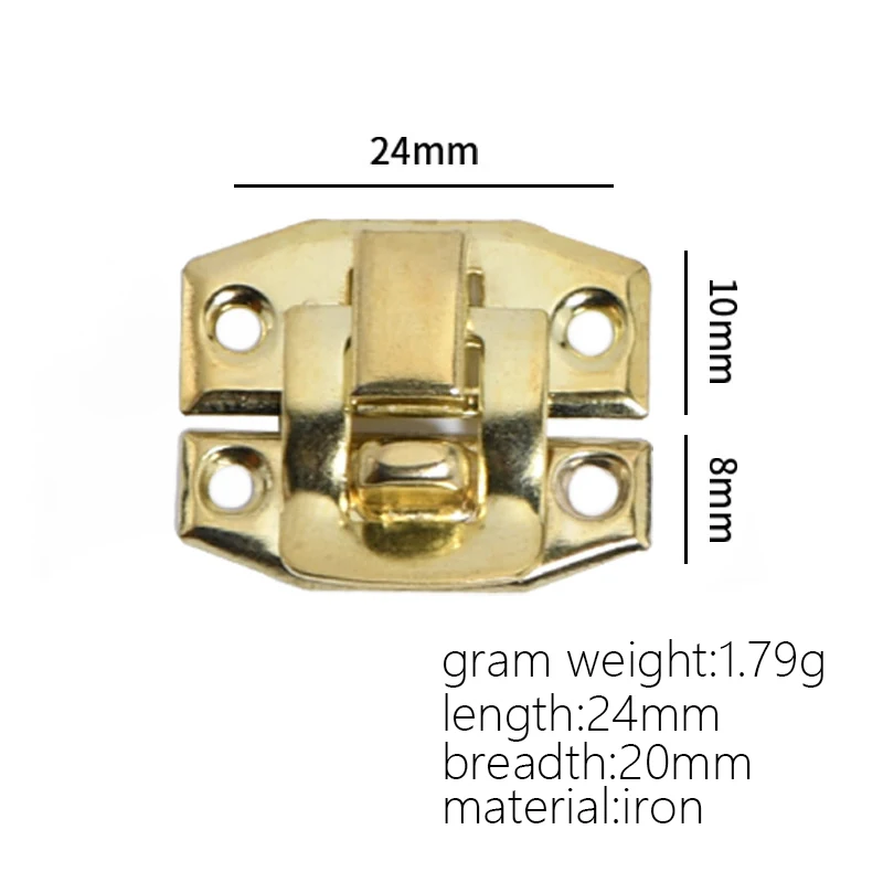 Handicraft Buckle Decoration Practical Wooden Box Buckle Jewelry Box Accessories Small Box Buckle Packaging Box Cursor Buckle