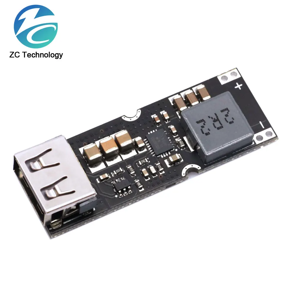 Single Cell Lithium Battery Boost Power Module Board 3.7V 4.2V Liter 5V 9V 12V USB Mobile Phone Fast Charge QC2.0 QC3.0 TPS61088