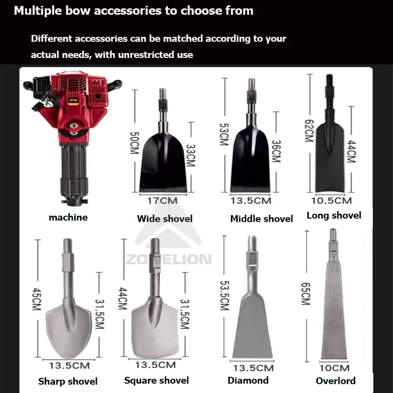 

Gold Seller Big Size Wholesale China Manufacturer Manual Petrol Demolition Jack Hammer