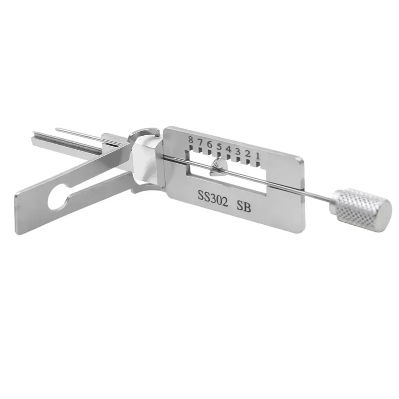 

2024 New SS302 Lishi 2in1 Lock Picking Tools Hardware Tools