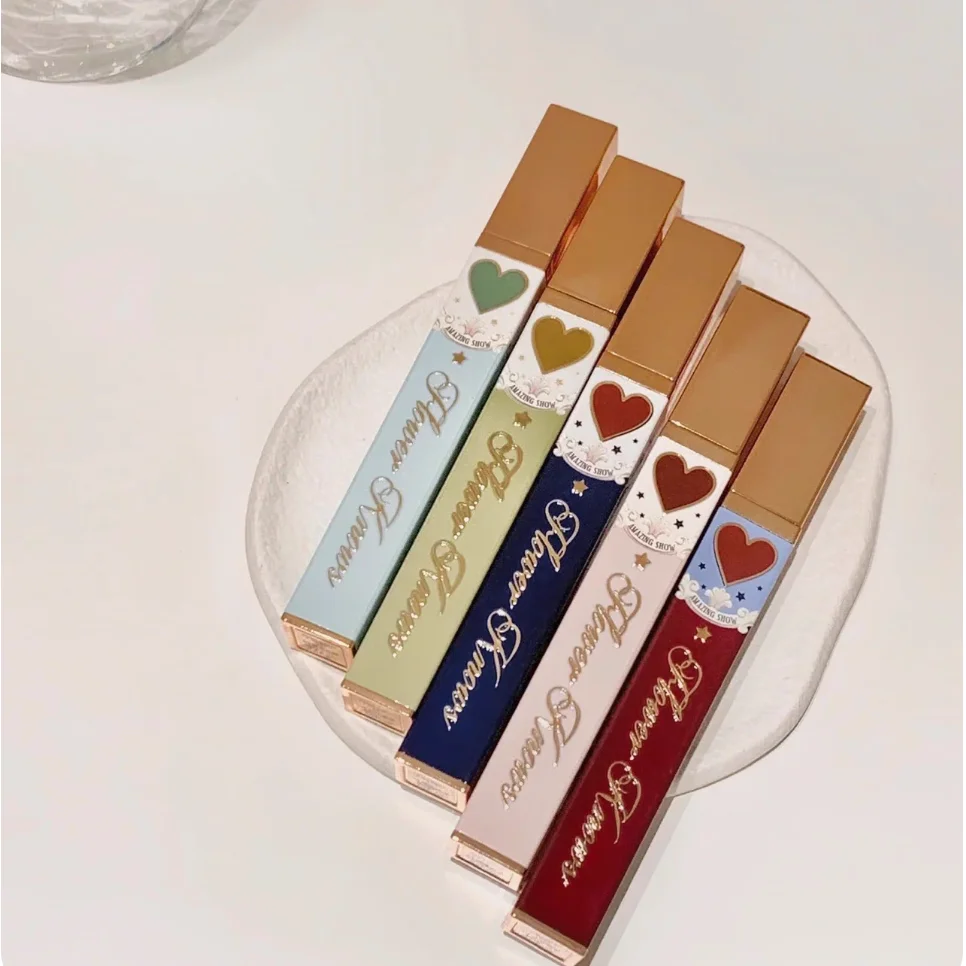 Flower Knows lápiz labial y crema labial hidratante no pegajoso superficie de espejo brillante hidratante de larga duración