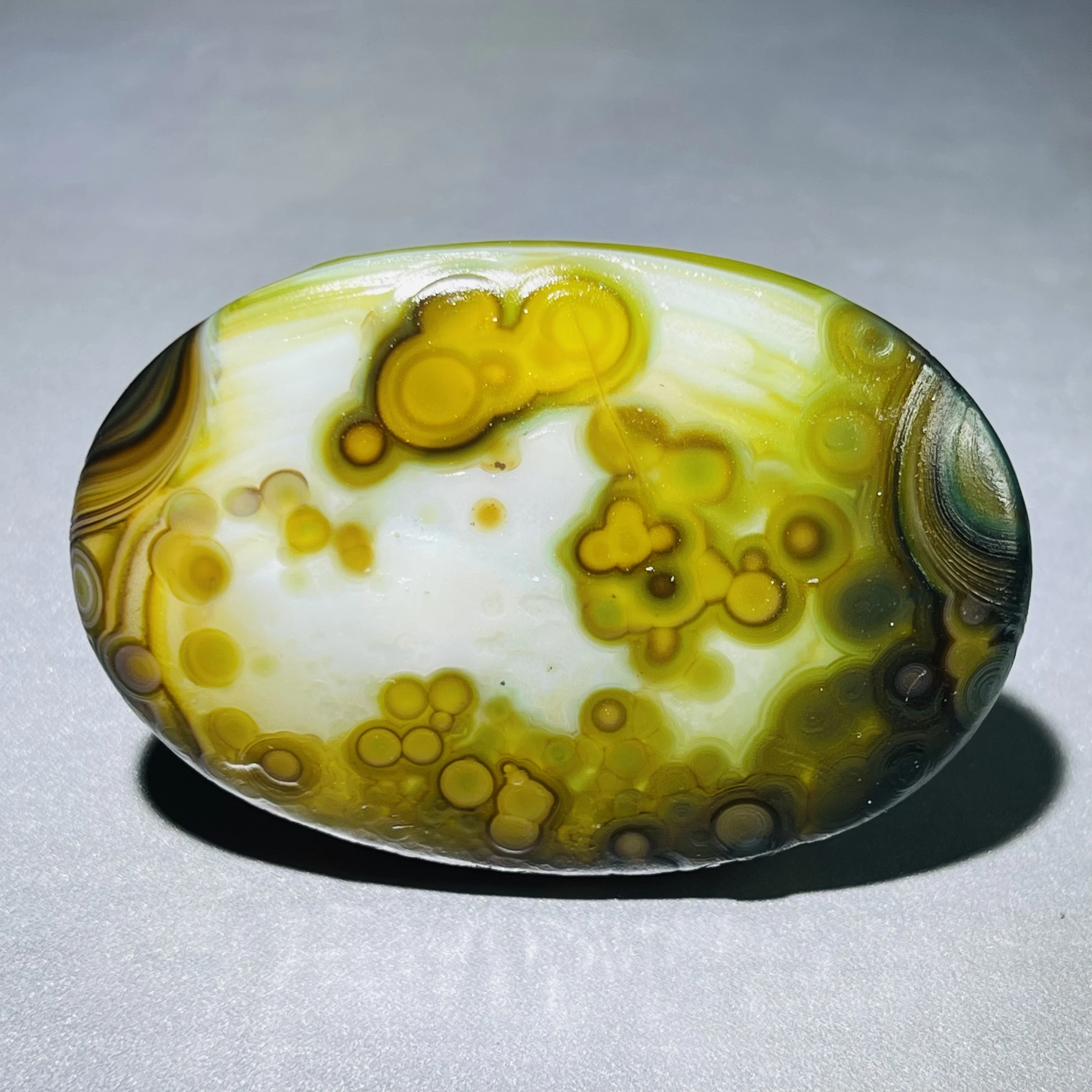 

Wishing Agate Bead Natural Agate Stone Home Decor Accessories Color Agate Rough Stone Rare And Precious Bead