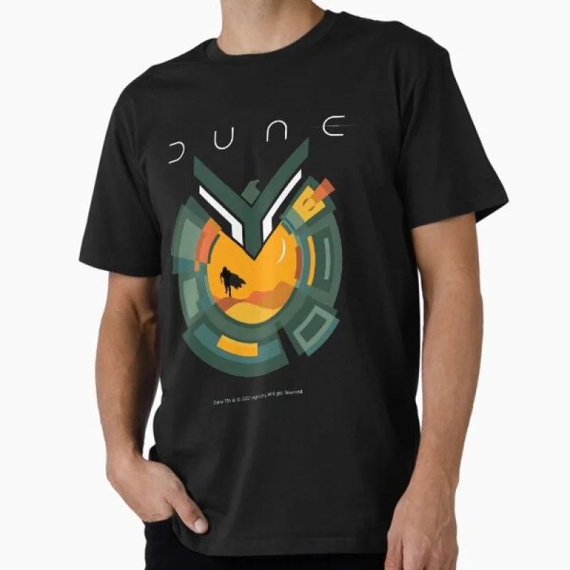

DUNE 2020 -Themed Stylized art Sic fi fan Gift t shirt 100% cotton printed Short-sleeve Graphic clothes All size Tops S-6XL