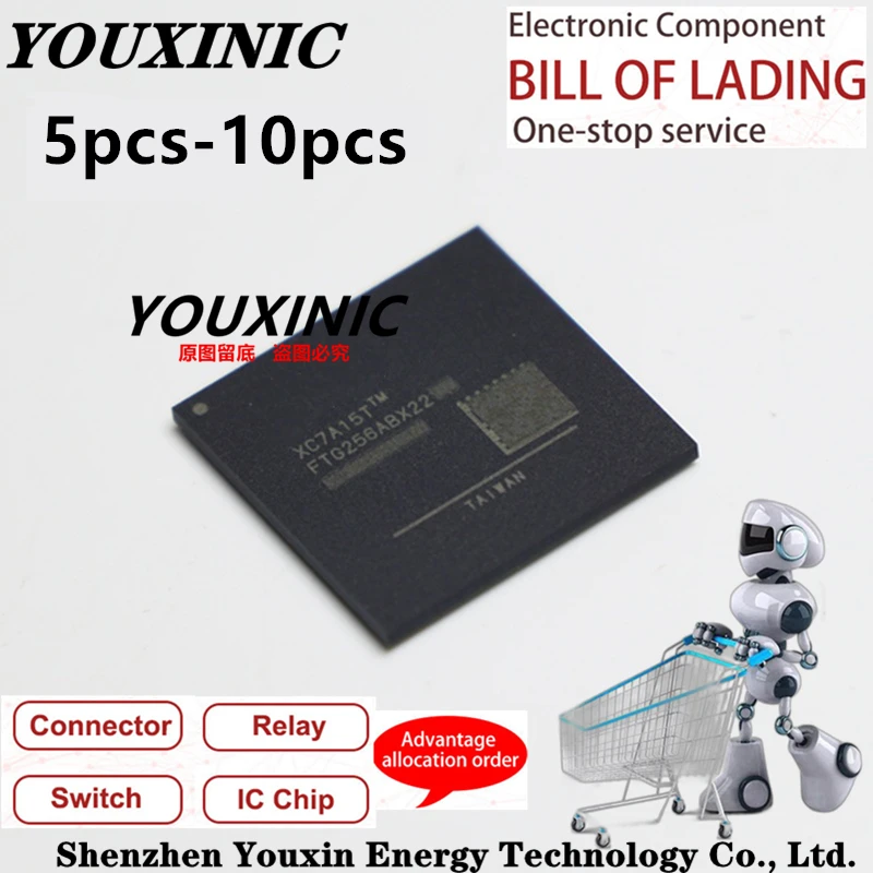 YOUXINIC  100% New Imported Original  XC7A15T-1FTG256I  XC7A15 BGA256 Programmable main control processor chip