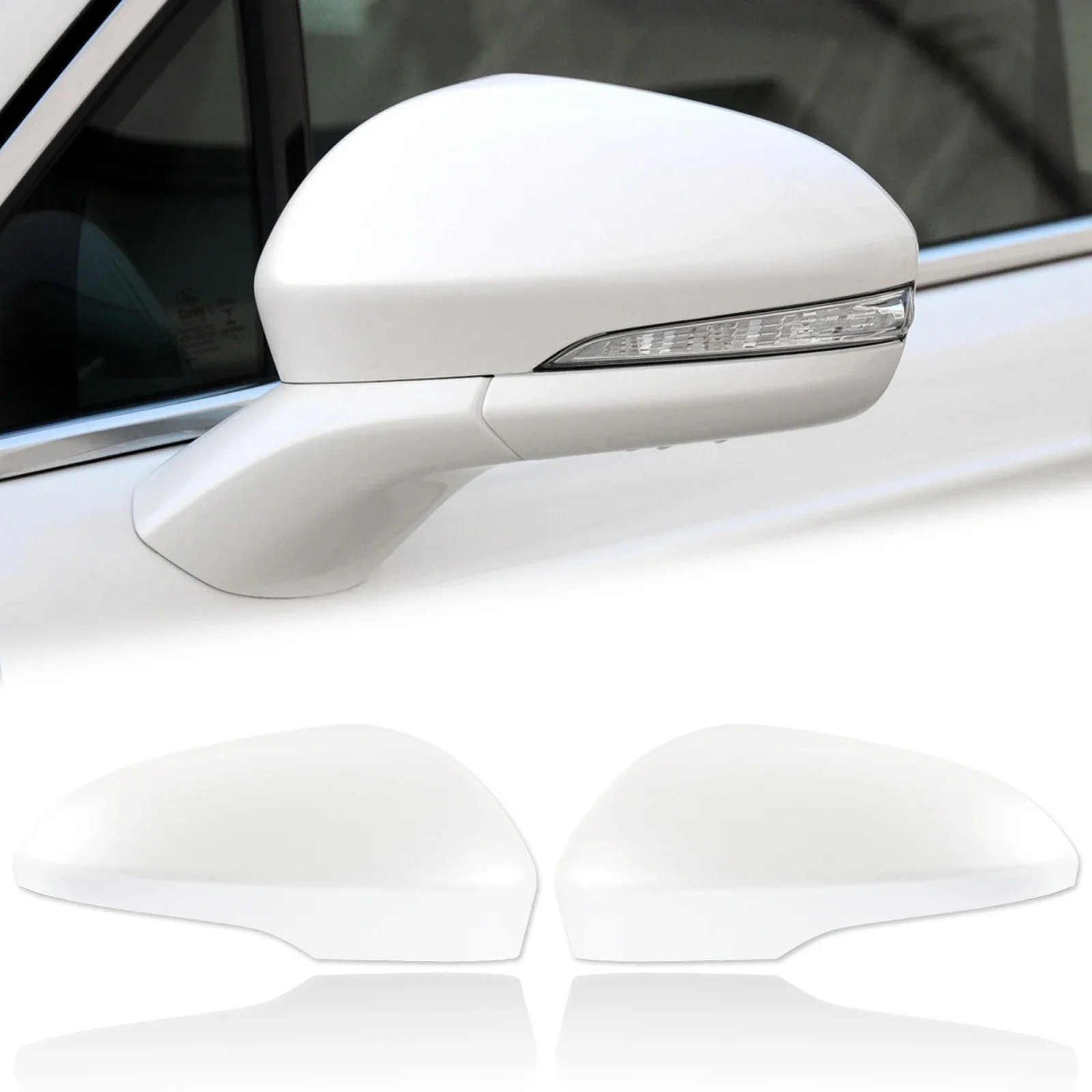 

Door Rearview Mirror Cover Cap Housing Fit for 2013-2018 Ford Fusion Car Accessories