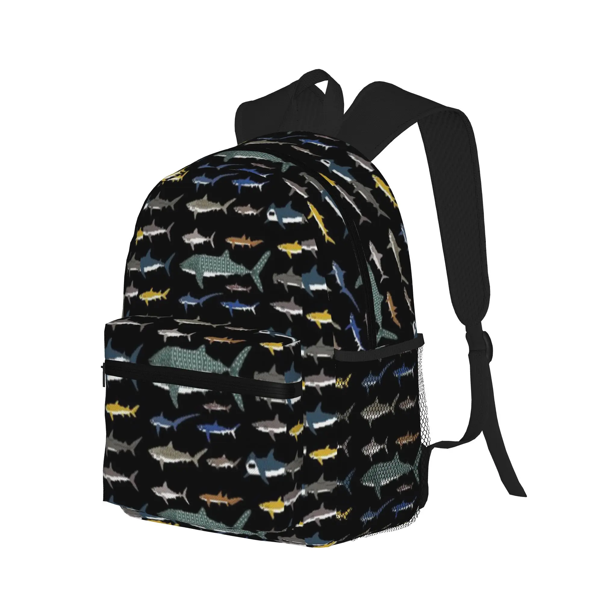 Sharks - The Kids  Picture Show  Casual Backpack for Students and Adults Feminina backpack