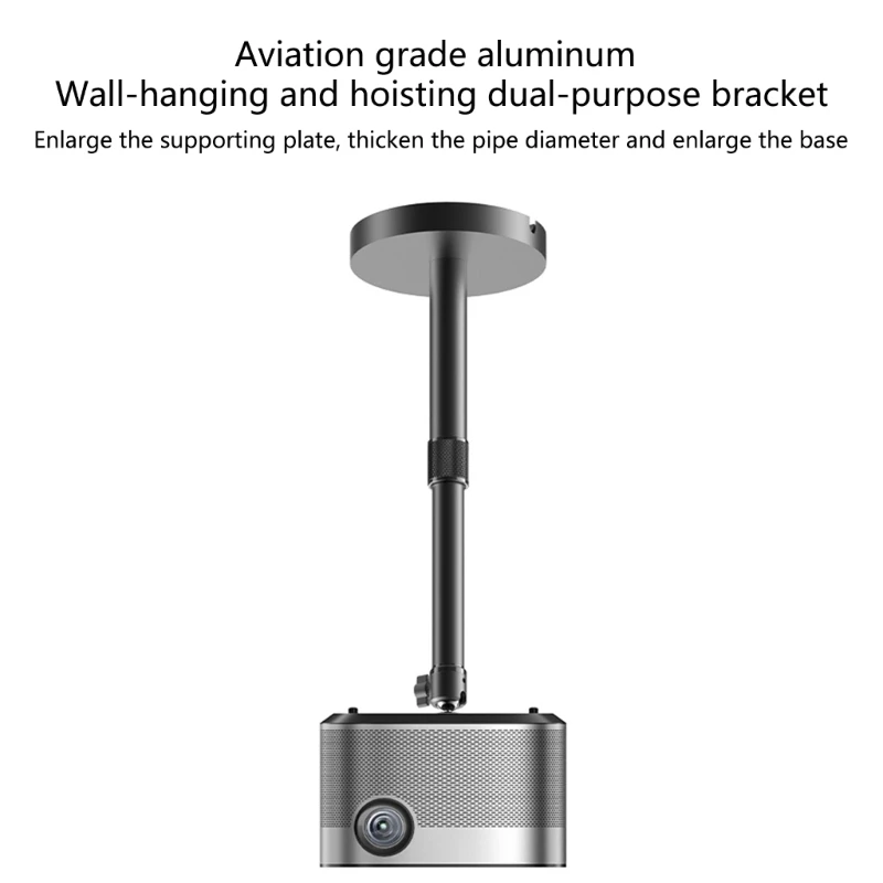 

Stable Projector Hanging Bracket Holder Aluminum Alloy Organiser Rack Easy Installation for Professional Presentations