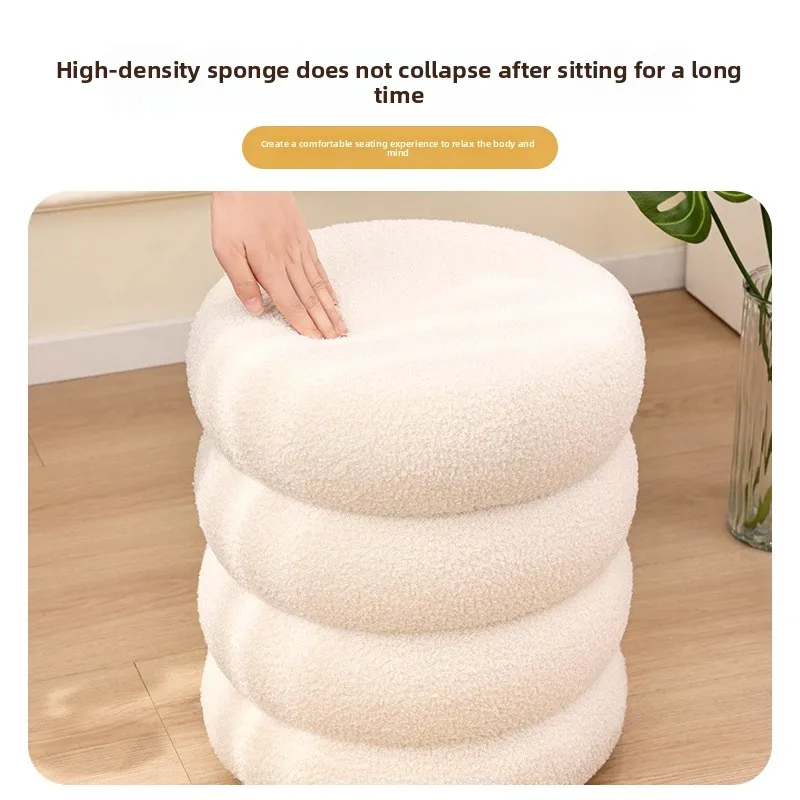 Низкий табурет, бытовая скамейка для гостиной, маленький табурет для сиденья, маленький табурет, диван, табурет для волос, домашний табурет для смены обуви, маленький круглый табурет