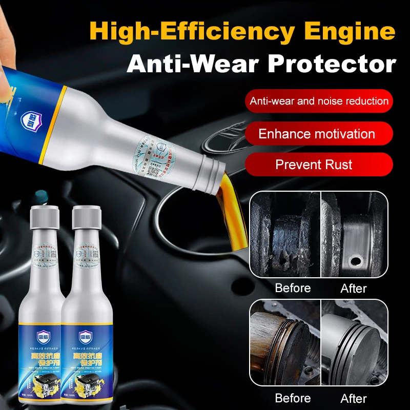 Silent Engine protection fluid Highefficiency engine abrasion resistant additives Repair wear and tear