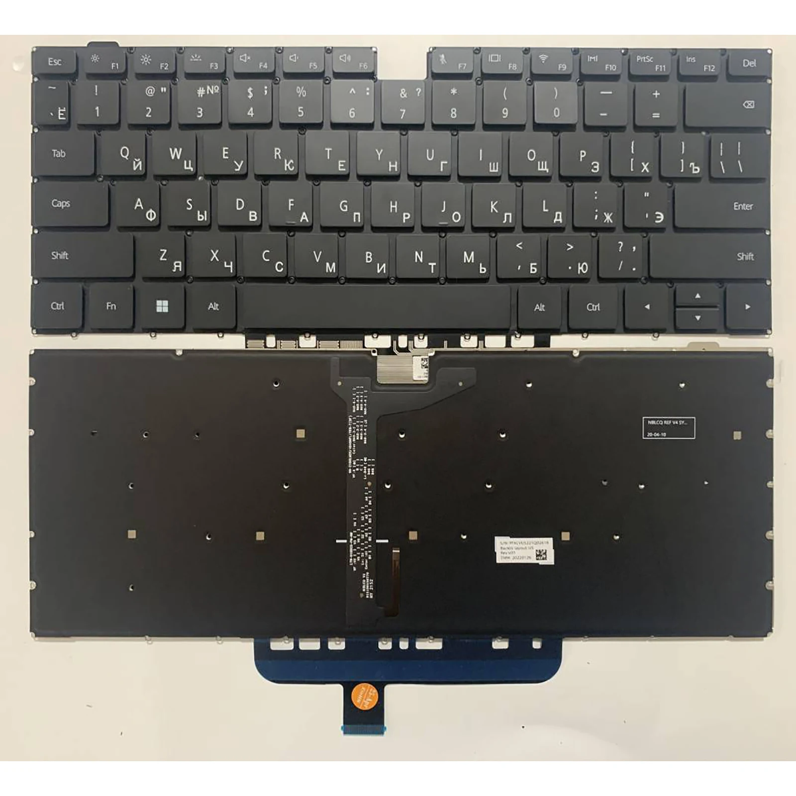 

US RU for Huawei Matebook D14 NbD-WCX9 WXX9 NbDE-WXX9 NBLK-WAX9X NbF-XX 16 08 NWM-WFP9 WFQ9 laptop keyboard
