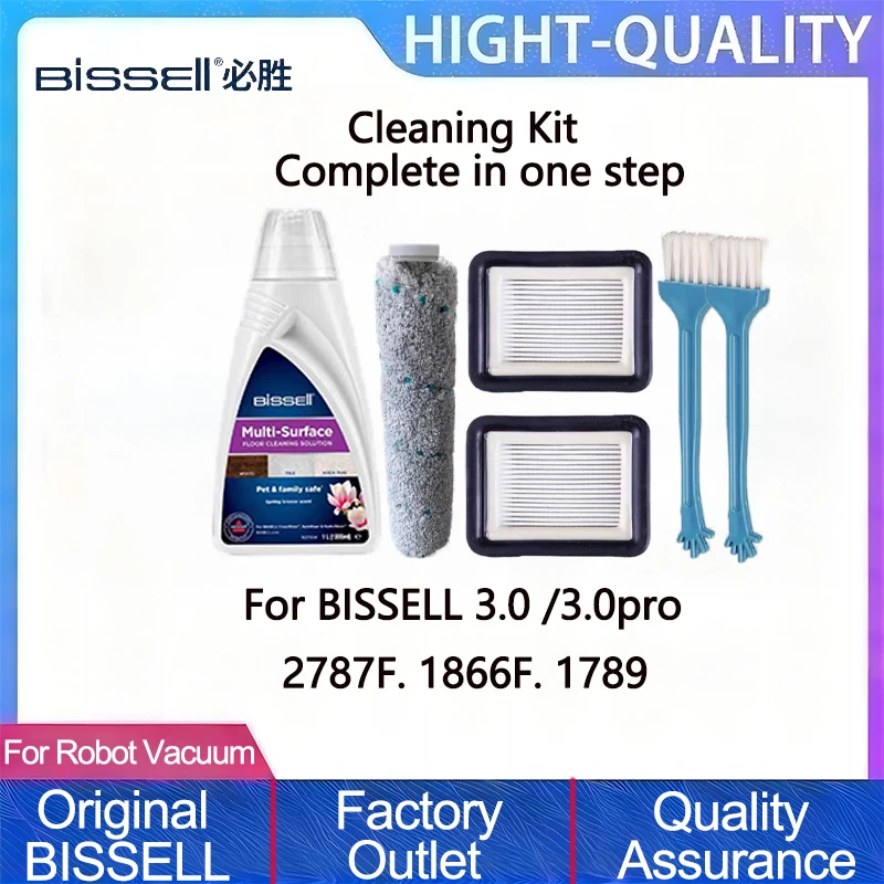 Original BISSELL Cleaning Fluid Side Brush Roller Brush HEPA Filter For BISSELL 3.0/3.0pro Special Vacuum Cleaners Accessories